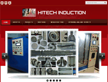 Tablet Screenshot of hitechinduction.com